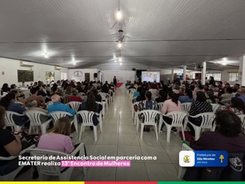 <strong>📢 13&deg; Encontro Municipal de Mulheres</strong>