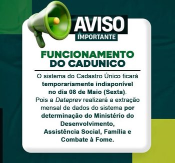 <strong>📢 Funcionamento do CadÚnico</strong>
