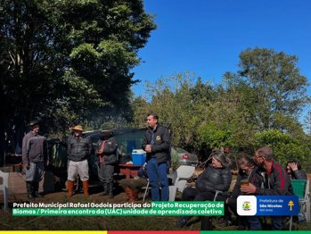 <strong>📢 O Prefeito Municipal Rafael Godois participou do Projeto Recupera&ccedil;&atilde;o de Biomas.</strong>