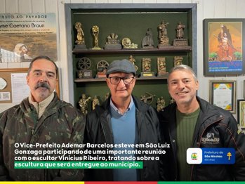 <strong>📢&nbsp; Vice-Prefeito esteve em S&atilde;o Luiz Gonzaga participando de uma reuni&atilde;o com o representante da Associa&ccedil;&atilde;o Reduzindo</strong>