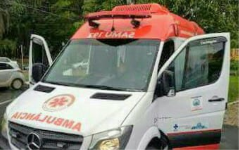 Ambulância para o SAMU