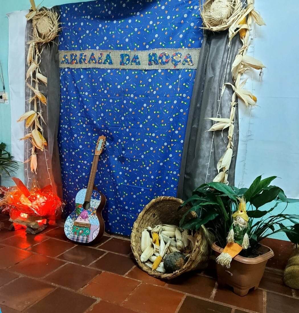 Arraiá da Escola Municipal de Ensino Fundamental São Bernardo e EMEI Raios de Sol.