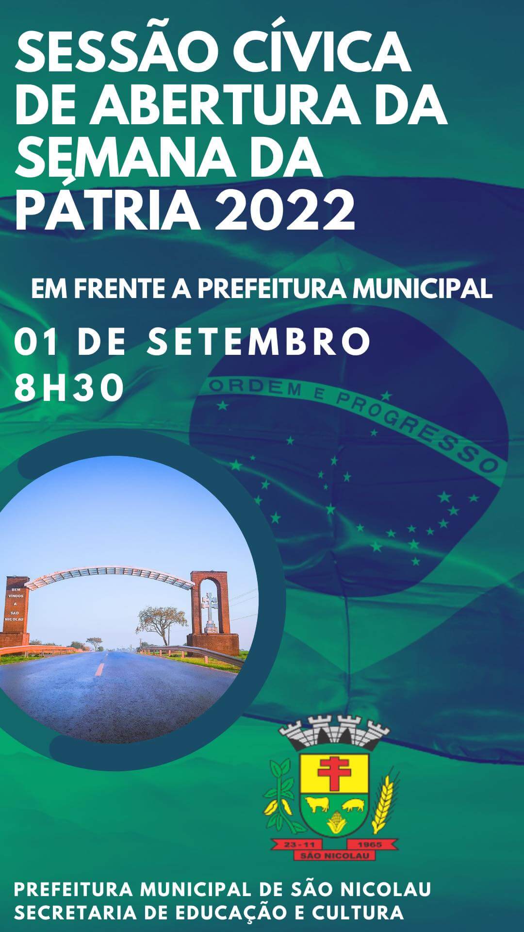 SESSÃO CÍVICA DE ABERTURA DA SEMANA DA PÁTRIA