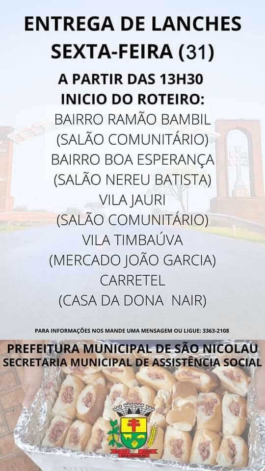 ENTREGA DE LANCHES