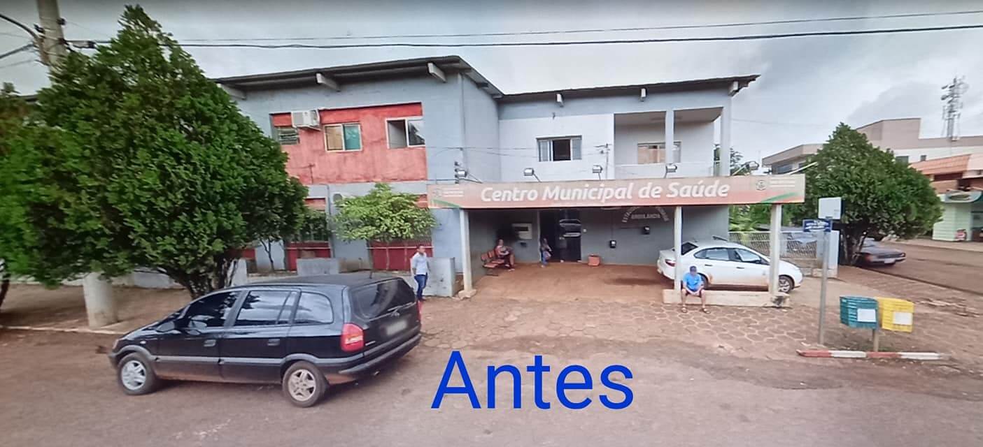 ANTES E O DEPOIS DA REFORMA DO PRÉDIO DA SEC. DE SAÚDE