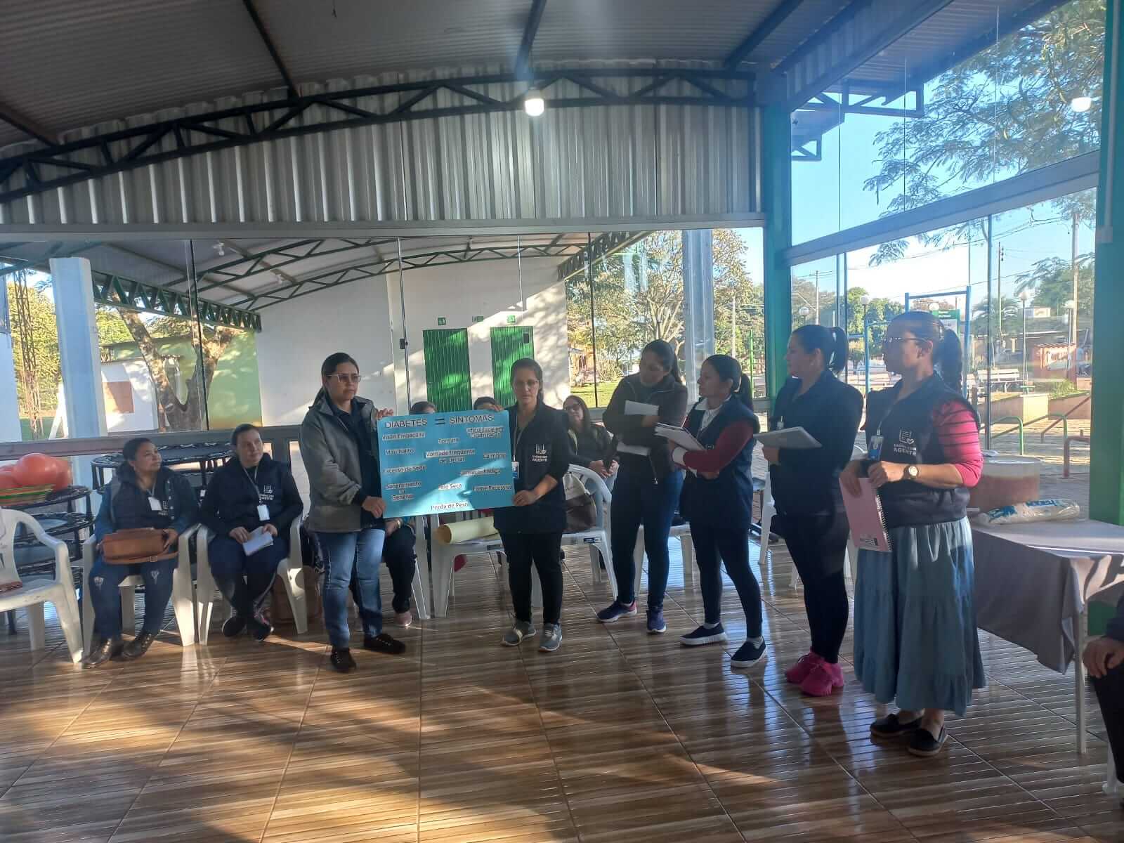 SECRETARIA DE SAÚDE REALIZA ENCONTRO COM DIABÉTICOS E IPERTENSOS