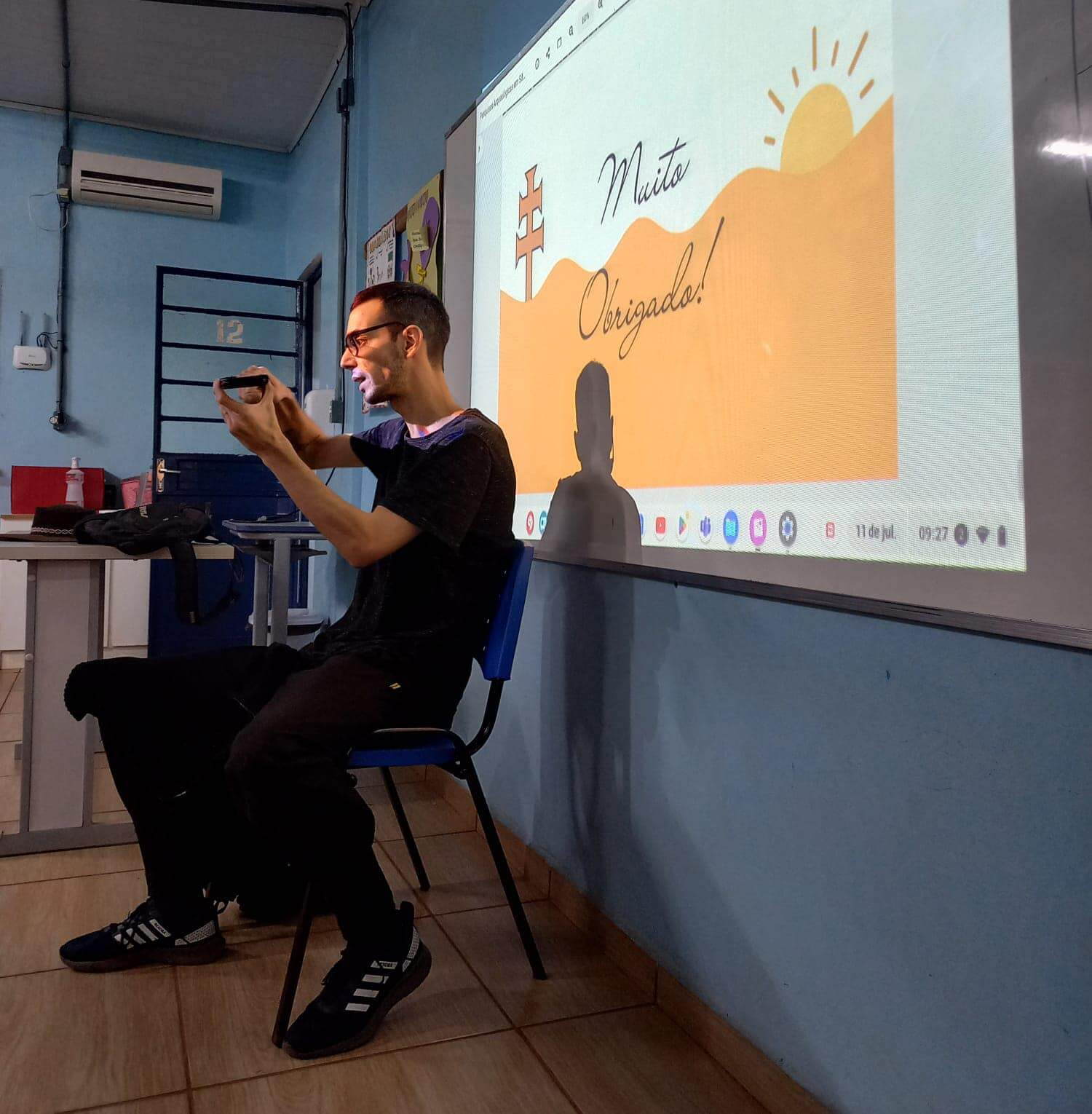 ARQUEÓLOGO FILIPE POMPEO REALIZA PALESTRAS ARQUEOLÓGICAS DO PRIMEIRO CICLO MISSIONEIRO EM ESCOLAS DA REDE MUNICIPAL E ESTADUAL