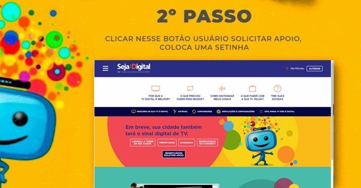 ATENÇÃO A CHEGADA DOS CANAIS DE TELEVISÃO COM SINAL DIGITAL