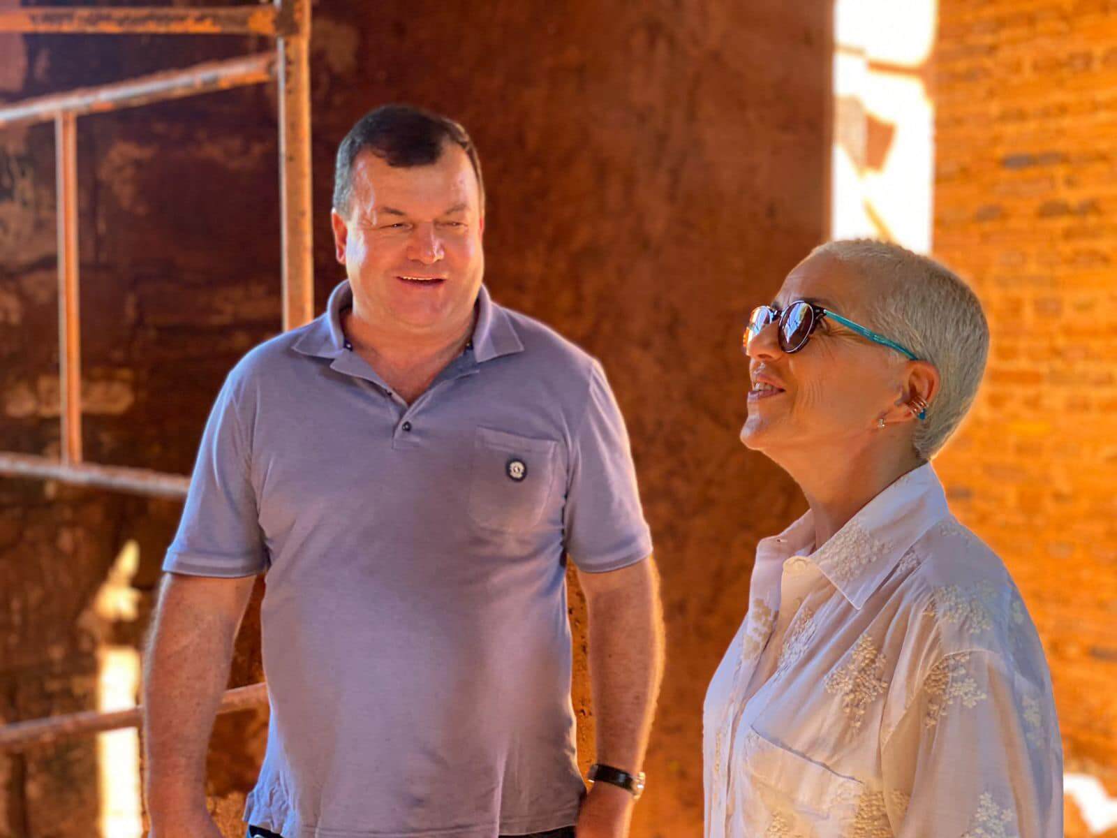 SECRETÁRIA DE ESTADO DE CULTURA REALIZA VISITA TÉCNICA EM SÃO NICOLAU PARA ACOMAPANHAR AS OBRAS DE RESTAURO DO SOBRADO SILVA