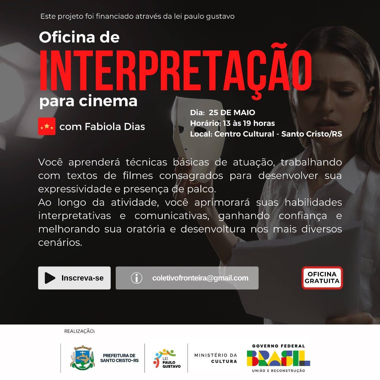 <p>Oficina de Atua&ccedil;&atilde;o</p>