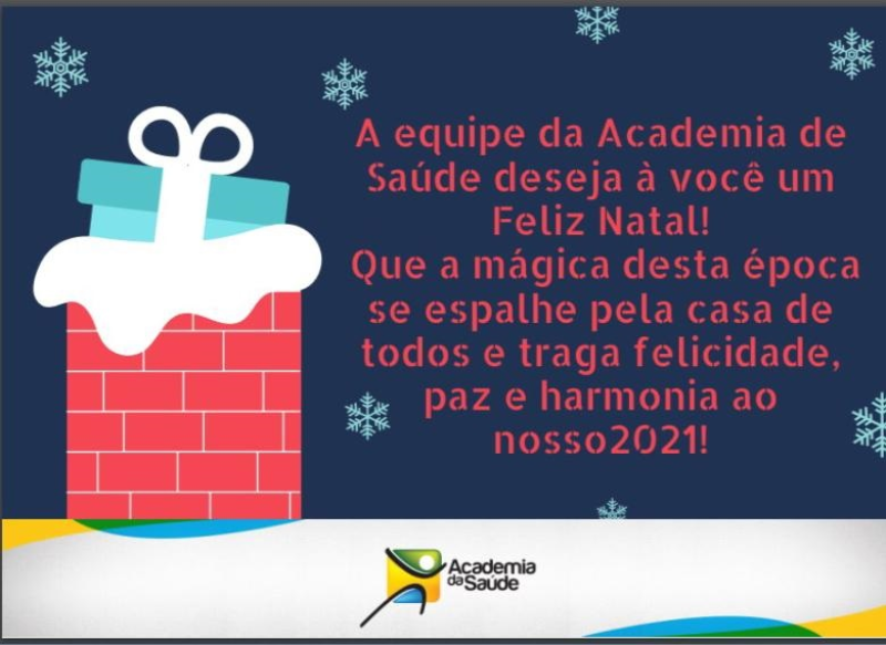 Mensagem Academia de Saúde