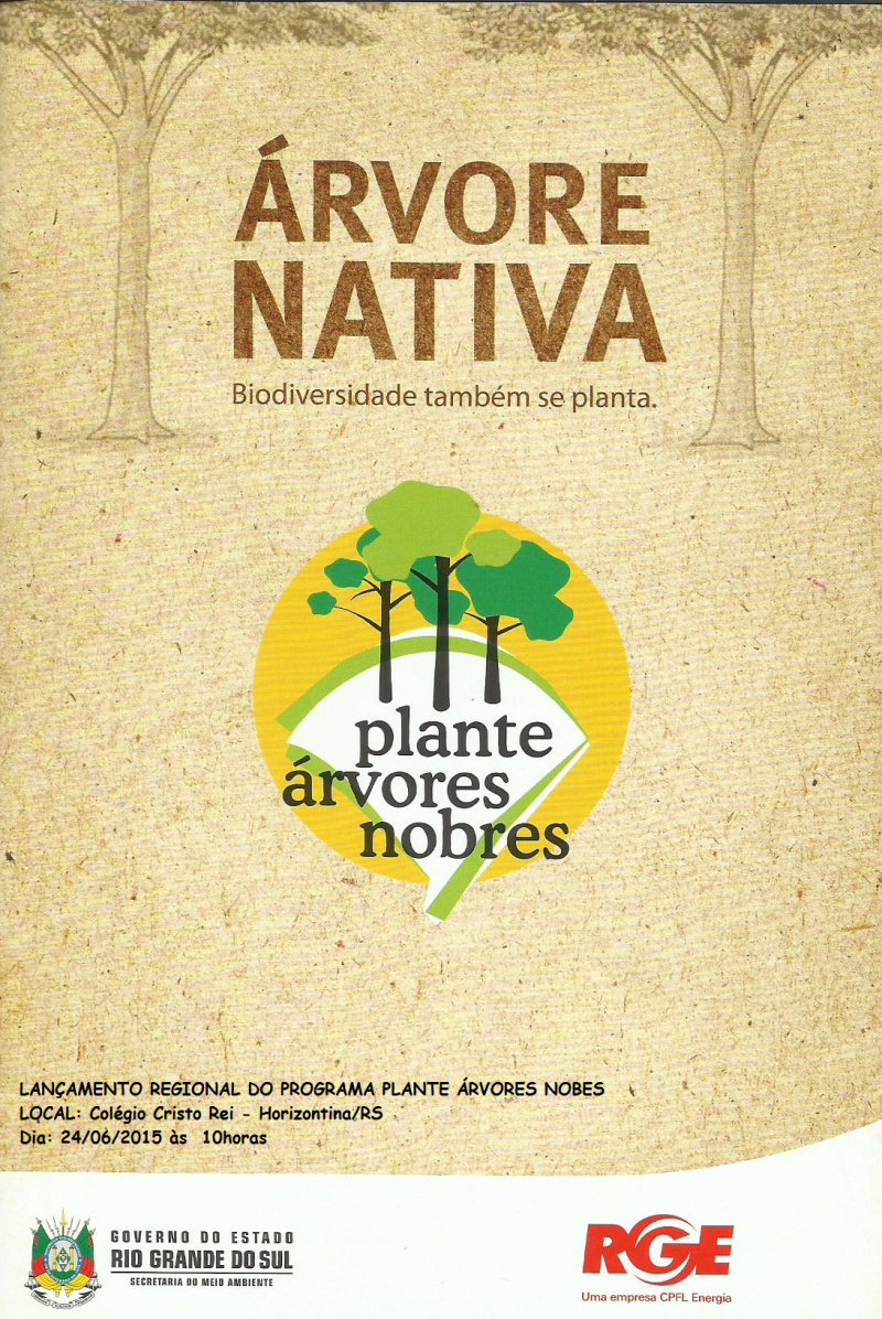 Secretaria da Agricultura participa do lançamento do Programa Plante Árvore