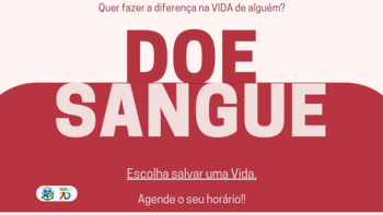 <p>Doe sangue e salve vidas!</p>
