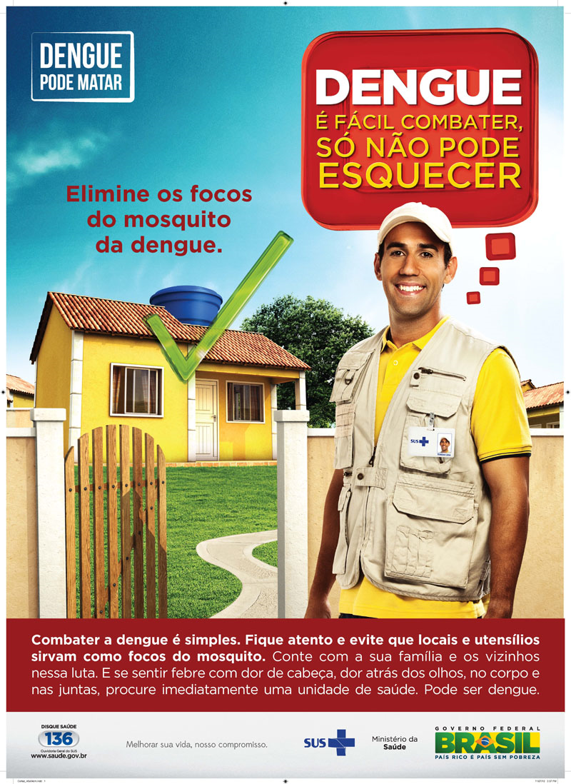 Cuidados com mosquito da dengue não podem parar