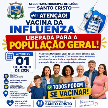 𝗩𝗮𝗰𝗶𝗻𝗮 𝗰𝗼𝗻𝘁𝗿𝗮 𝗮 𝗜𝗻𝗳𝗹𝘂𝗲𝗻𝘇𝗮 𝗲́ 𝗹𝗶𝗯𝗲𝗿𝗮𝗱𝗮 𝗽𝗮𝗿𝗮 𝘁𝗼𝗱𝗮 𝗮 𝗽𝗼𝗽𝘂𝗹𝗮𝗰̧𝗮̃𝗼
