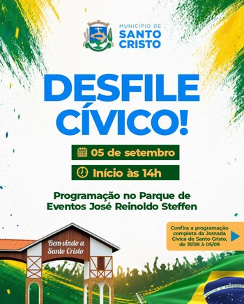 𝗝𝗢𝗥𝗡𝗔𝗗𝗔 𝗗𝗔 𝗦𝗘𝗠𝗔𝗡𝗔 𝗗𝗔 𝗣𝗔́𝗧𝗥𝗜𝗔 | 𝗦𝗔𝗡𝗧𝗢 𝗖𝗥𝗜𝗦𝗧𝗢