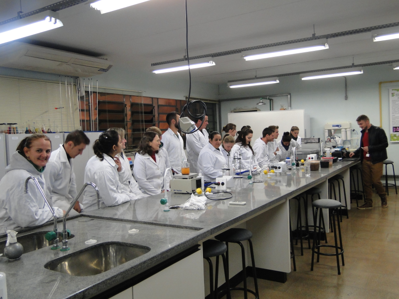 Alunos do pólo de Santo Cristo do IF participaram de aula prática