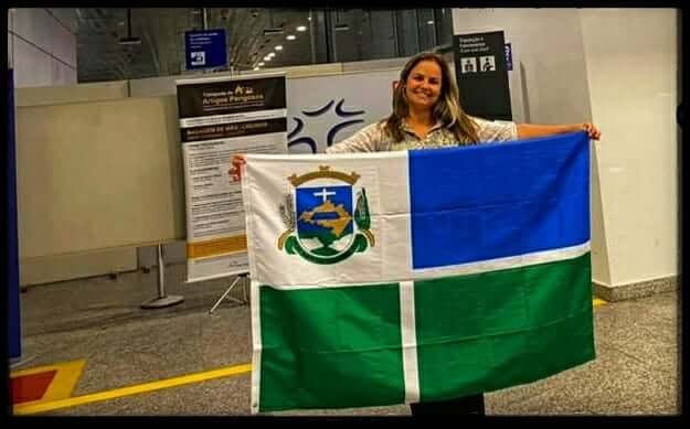 ADRIANA HARTMANN EMBARCA PARA MISSÃO