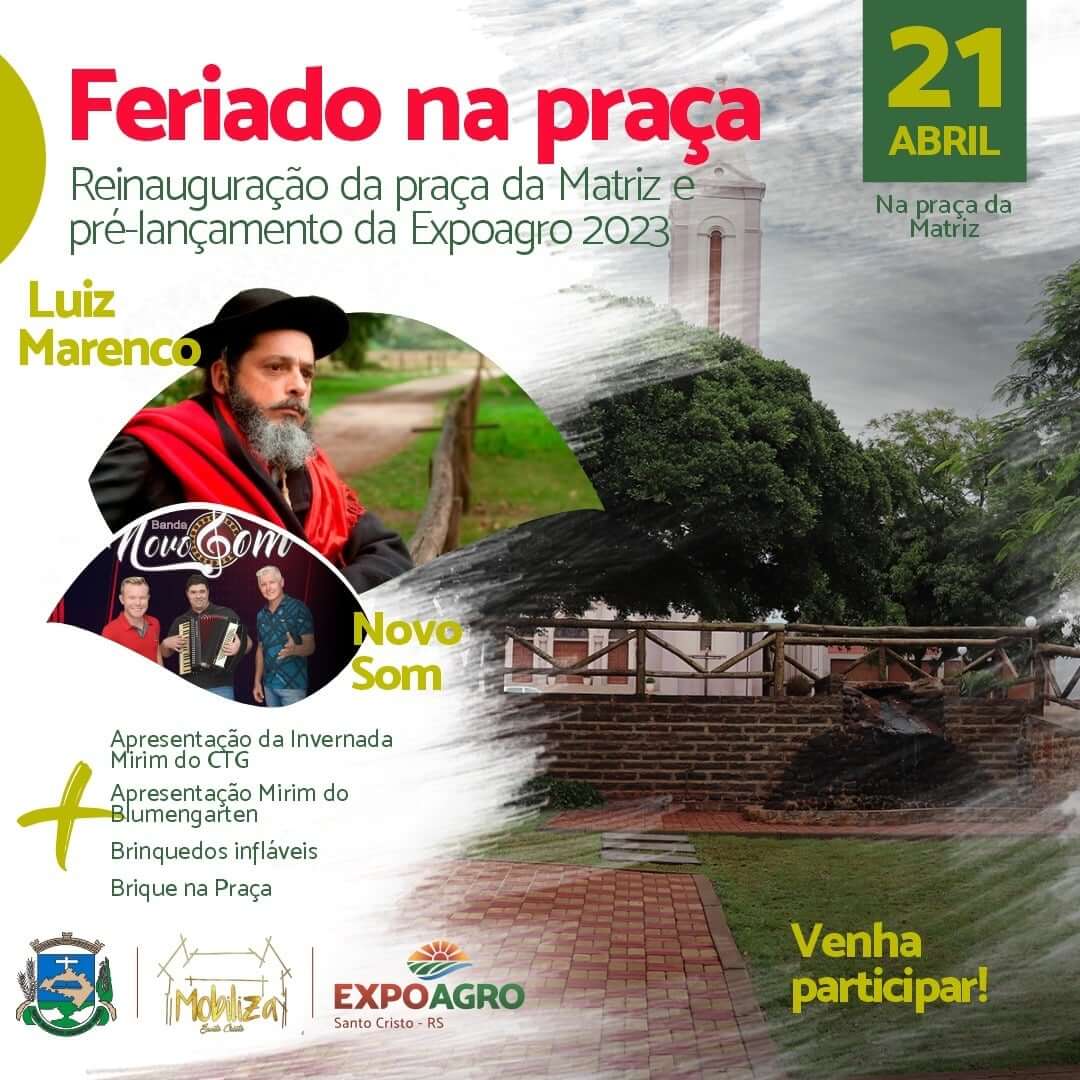 Programação FERIADO NA PRAÇA 