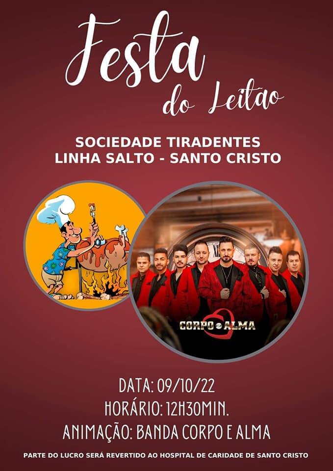 NESSE DOMINGO, FESTA DO LEITÃO