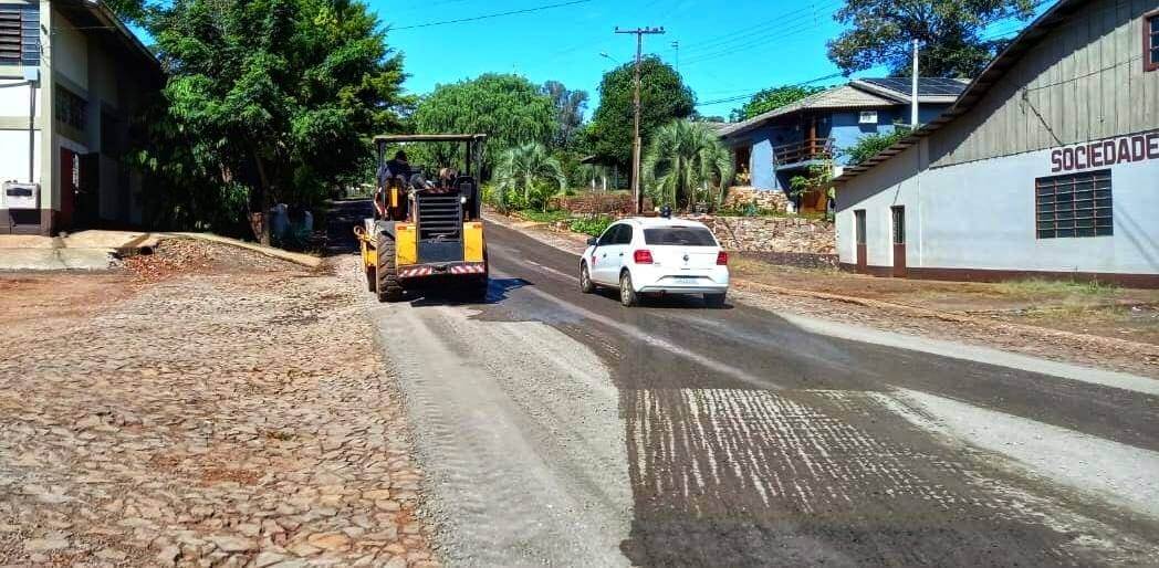 INÍCIO DO ASFALTAMENTO