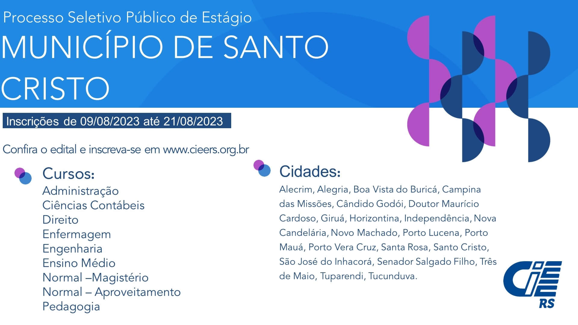 PROCESSO SELETIVO ESTAGIÁRIOS