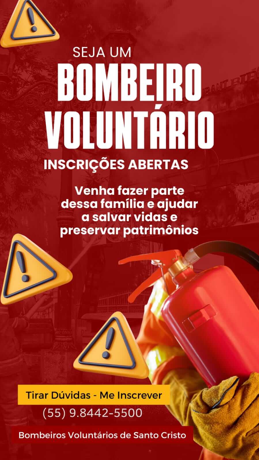  NOVOS VOLUNTÁRIOS