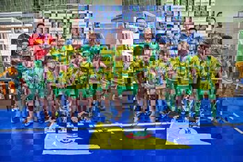 <p>S&atilde;o Pedro do Buti&aacute; conquista t&iacute;tulos hist&oacute;ricos na Liga Fronteira Noroeste Miss&otilde;es de Escolinhas de Futsal 2025</p>