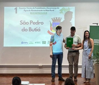 <p>S&atilde;o Pedro do Buti&aacute; presente no 1&ordm; Encontro T&eacute;cnico de Potabilidade e Governan&ccedil;a da &Aacute;gua no Meio Rural</p>