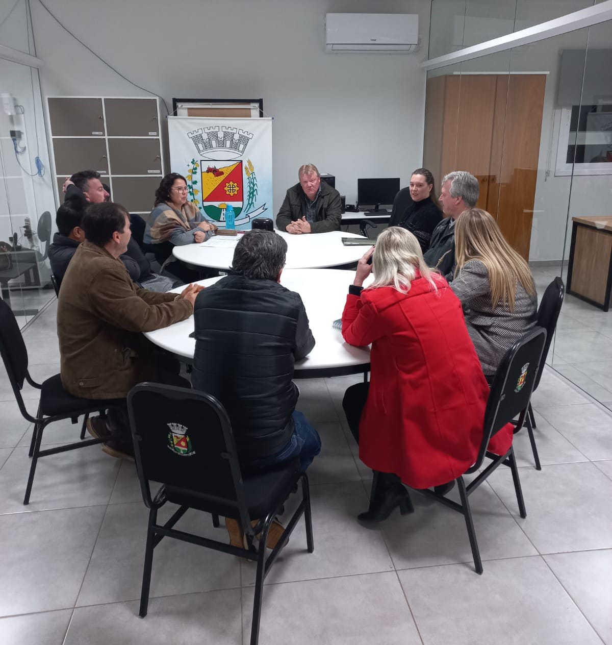 Visita dos proprietários da empresa Lac Mais