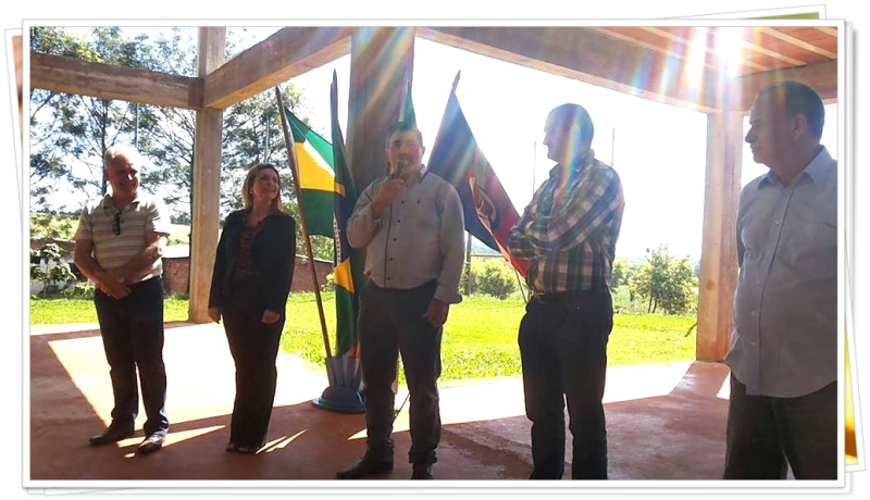 Inauguração da Quadra Coberta na Escola Municipal Vendelino Waldemar Rauber
