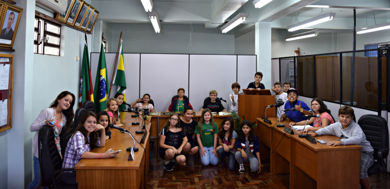 Visita dos Alunos da Escola Yeté de Tuparendi