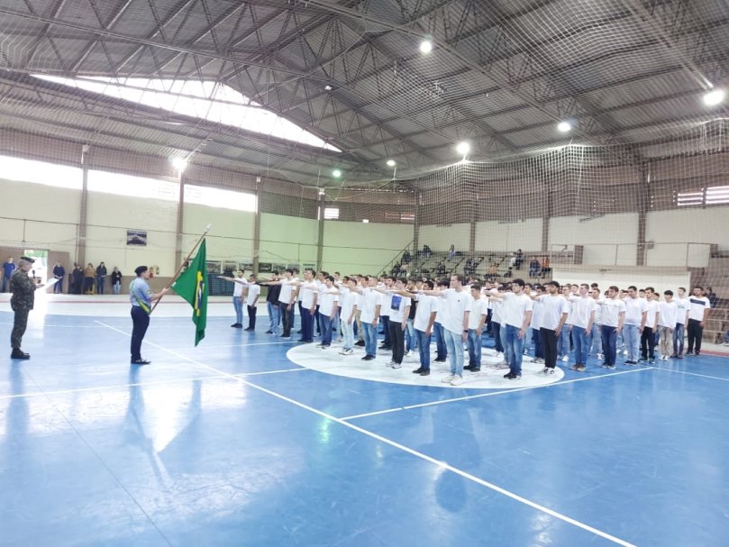 <p>Junta de Servi&ccedil;o Militar de Rolante realiza cerim&ocirc;nia de Juramento &agrave; Bandeira</p>