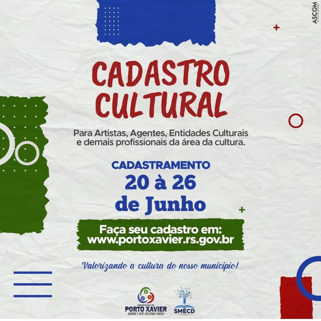 <p>CHAMADA PARA CADASTRO MUNICIPAL DE ARTISTAS E ENTIDADES CULTURAIS</p>