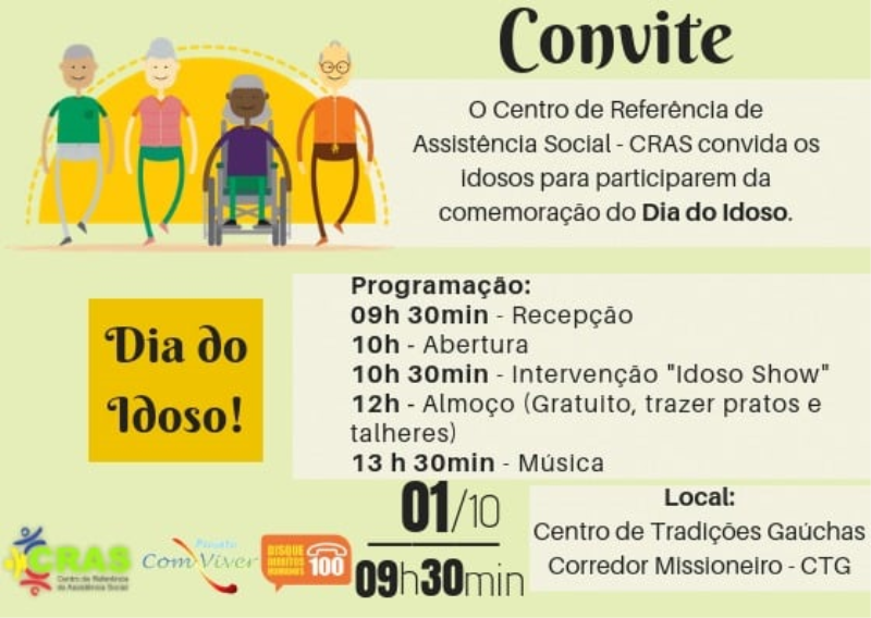 COMEMORAÇÃO DO DIA DO IDOSO