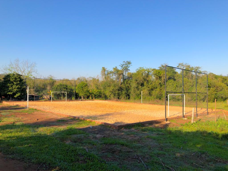 CHUTE CERTO: QUADRA DE AREIA É CONCLUÍDA NO BAIRRO SÃO FRANCISCO