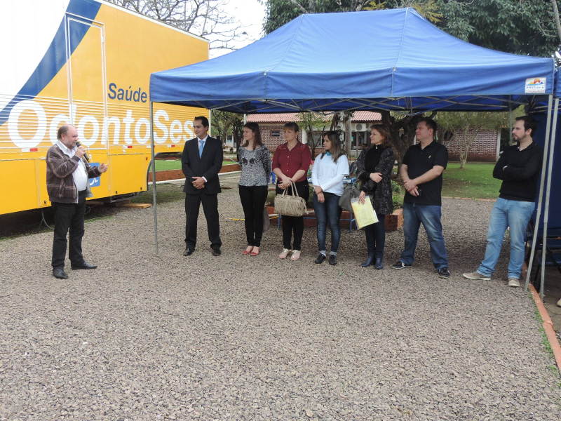 Lançamento oficial da Carreta OdontoSesc em Porto Xavier