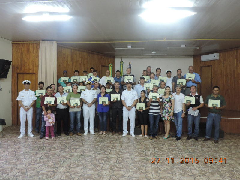 Realizado o Curso de Formação de Aquaviários em Porto Xavier