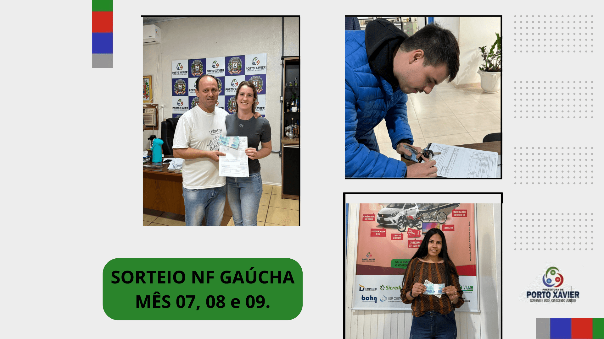 <p>REALIZADO SORTEIOS DA NOTA FISCAL GA&Uacute;CHA DO M&Ecirc;S DE JULHO, AGOSTO E SETEMBRO</p>