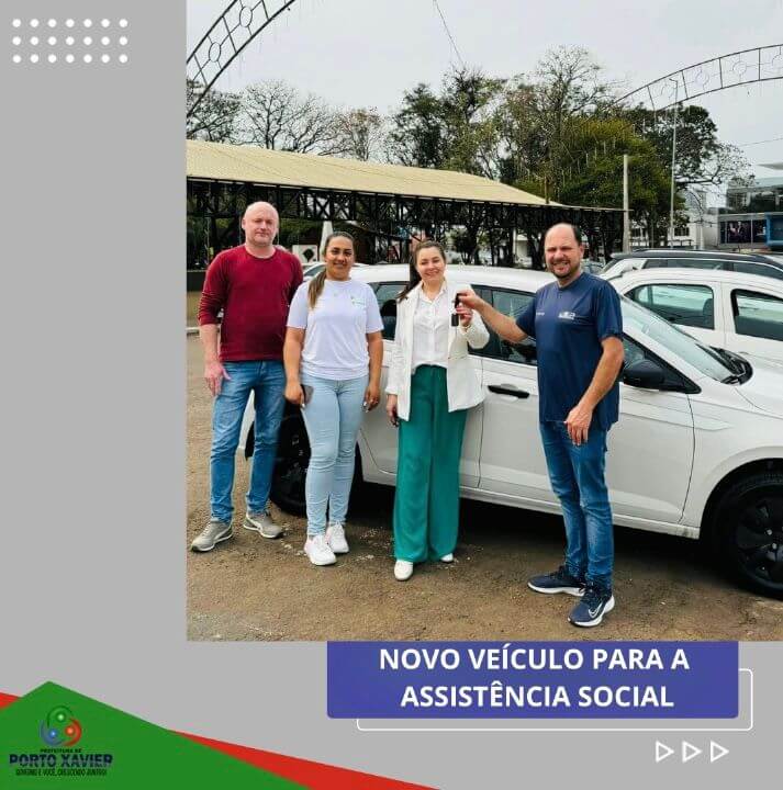 <p>Porto Xavier Recebe Novo Ve&iacute;culo para a Secretaria de Assist&ecirc;ncia Social via Consulta Popular RS 2023-2024</p>