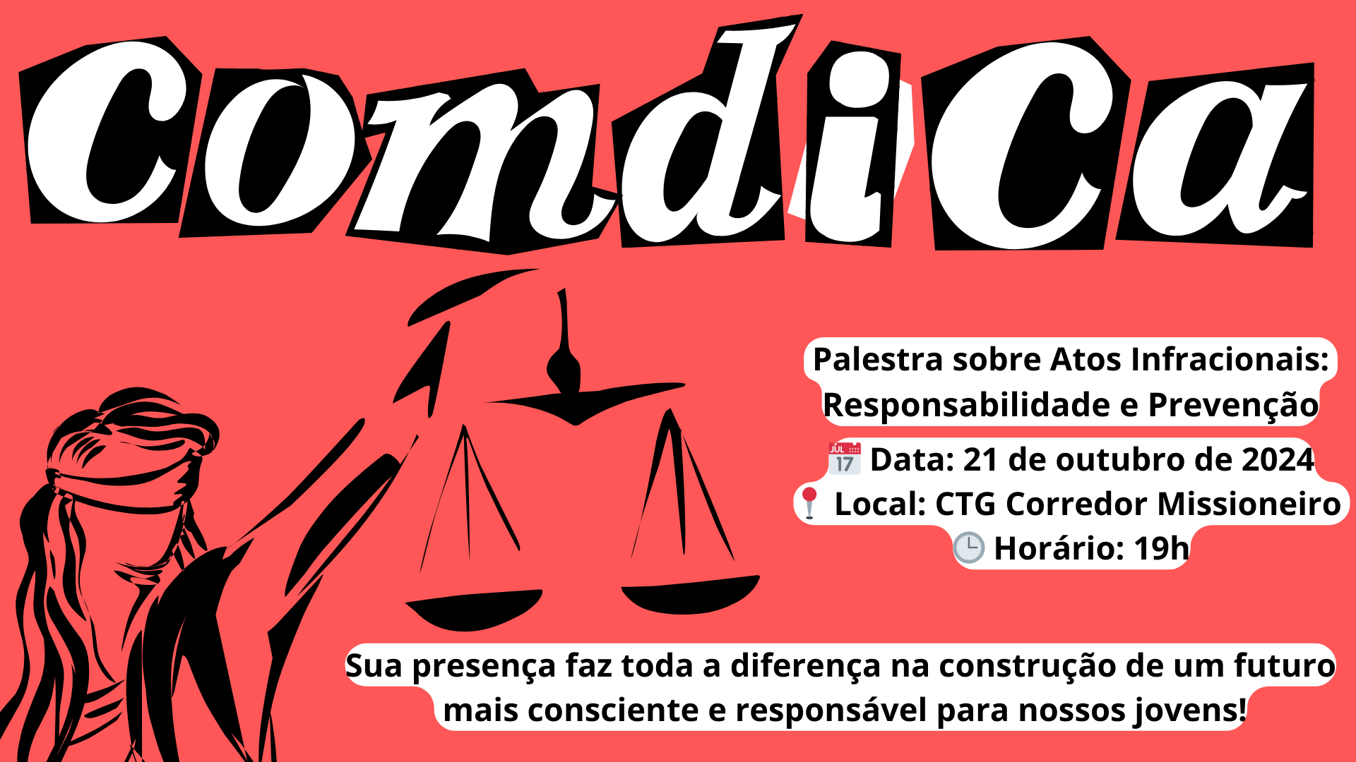 <p>⚖ Palestra sobre Atos Infracionais: Responsabilidade e Preven&ccedil;&atilde;o ⚖</p>