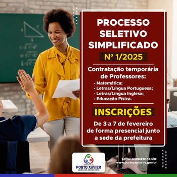 <p><span data-offset-key="20kqq-0-0">CONTRATA&Ccedil;&Atilde;O DE PROFESSORES</span></p>