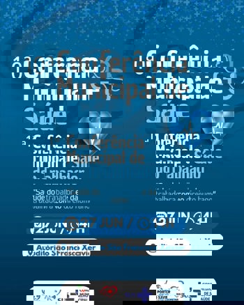 <p>Vem a&iacute; a 10&ordf; Confer&ecirc;ncia Municipal de Sa&uacute;de! 🏥</p>