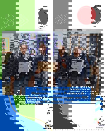 <p>PREFEITURA RECEBE CRUZES MISSIONEIRAS DE PRESENTE DO ARTES&Atilde;O ZENO THUME</p>