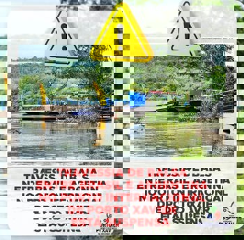 <p>SERVI&Ccedil;O DE TRAVESSIA DE BALSA NO PORTO INTERNACIONAL DE PORTO XAVIER EST&Aacute; SUSPENSA</p>