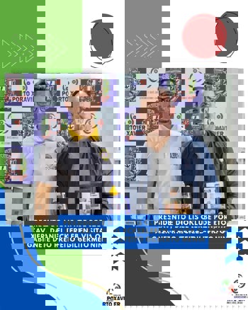 <p>PRESIDENTE DO LIONS CLUBE DE PORTO XAVIER, DANIEL ECKERLEBEN, VISITA O GABINETE DO PREFEITO GILBERTO MENIN NA TARDE DESTA SEXTA-FEIRA</p>