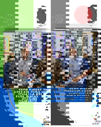 <p>ASSESSORES DA DEPUTADA ESTADUAL ELIANA BAYER VISITAM GABINETE</p>