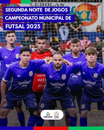 <p>🏆 SEGUNDA NOITE DE JOGOS DO CAMPEONATO MUNICIPAL DE FUTSAL 2025</p>