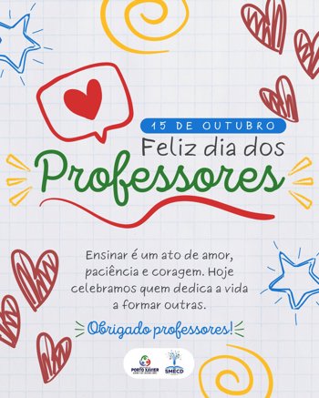 <p>15 DE OUTUBRO | DIA DOS PROFESSORES</p>
