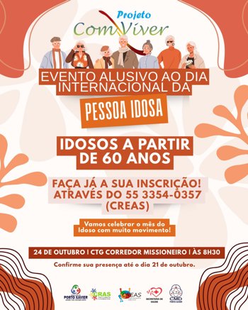 <p>CONVITE - PROJETO COM VIVER</p>